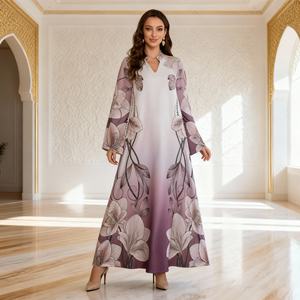 Nouvelle robe de soirée de luxe de haute qualité, élégante et personnalisée, Abaya pour femmes musulmanes - Product Image 3