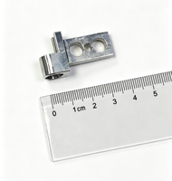 Support en alliage d'aluminium usiné CNC, bloc de montage métallique fraisé avec précision et trous pour assemblage mécanique