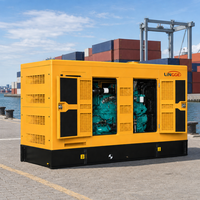 Groupe électrogène diesel super silencieux Parkins 125 kVA 100 kW triphasé 400 V 50/60 Hz avec ATS pour centre de données