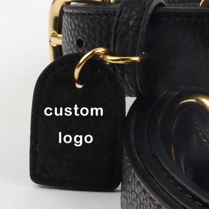 Colore personalizzato collare in pelle per animali domestici Vegan / PU di lusso accessori in oro di alta qualità collare per cani Designer - Product Image 2
