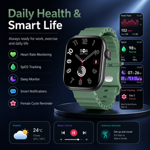 Montre connectée TFT 2,01 pouces OEM ODM avec appels Bluetooth, charge sans fil, suivi d'activité IP67, interface utilisateur personnalisable - Product Image 4