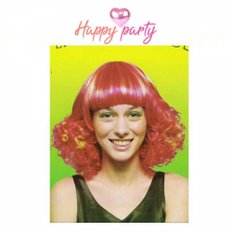 Peluca Happy Party Cutie Girl con recorte de pie para atuendo festivo - Product Image 1