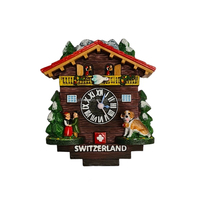 Aimants en polyrésine 3D personnalisés pour la maison Vache de souvenirs suisses Aimant de réfrigérateur de vache 3D suisse pour souvenirs touristiques