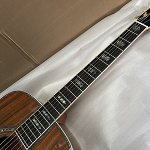Guitarra Acústica de Alta Calidad de 41 Pulgadas, Madera de Koa Sólida, Guitarra Hecha a Mano, Réplica de Martine D45, Adecuada para Presentaciones - Product Image 5