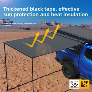 Toldo para Autocaravana, con Apertura Lateral, Impermeable, para las Cuatro Estaciones, de una Sola Capa, Tela Oxford y Vinilo, 1.6x2.5M - Product Image 3