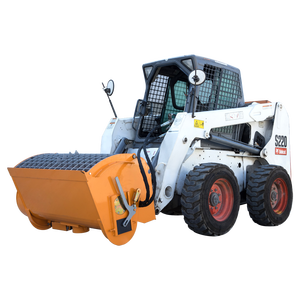Landhonor Double Discharge tugas berat Skid Steer lampiran beton <span class=keywords><strong>Mixer</strong></span> 66 galon/300L 15-20 GPM efisien beton - Product Image 1