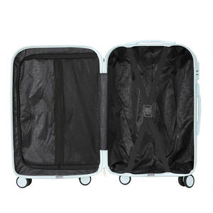 Maleta de viaje personalizada de color sólido con ruedas giratorias de 20 pulgadas y cierre de cremallera para hombres, mujeres y estudiantes. - Product Image 5