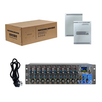 Table de mixage GAX-QX12 128DSP BT USB Console de mixage 48V HPF 12 canaux pour scène Studio Performance