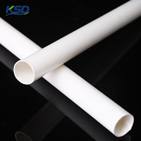 Conduit électrique en PVC résistant, diamètre 16-50 mm, 2,9 m-4 m, pliage à froid, paroi intérieure lisse, isolation/retardateur de flamme/anti-corrosion
