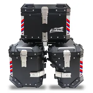High Quality Metal Top Box Aluminum Motorcycle Side Box and Tail Box With Racks for BMW Motorcycle