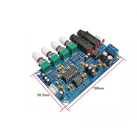 Carte d'amplification de microphone K pour le chant, carte frontale d'amplificateur HD 20W, câble audio, carte de réverbération karaoké PT2399, module électronique
