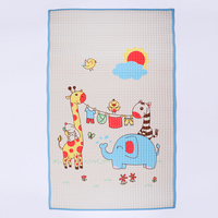 Ensemble de draps de lit gonflables pour bébé en gros, personnalisable, en caoutchouc, pour lit de bébé