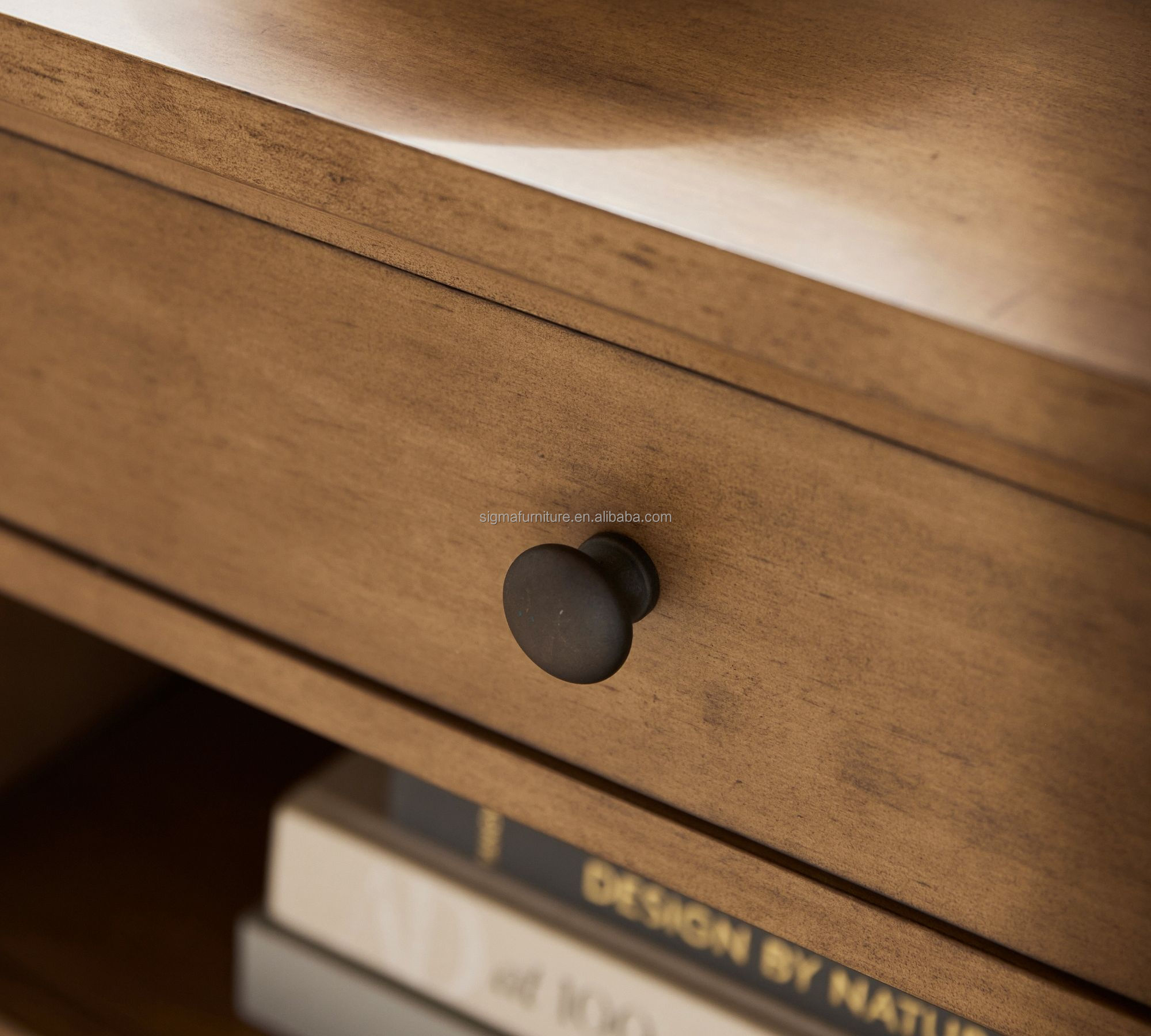 High quality Heritage Farmhouse Nightstand drawer bedside table bedroom furniture nightstand