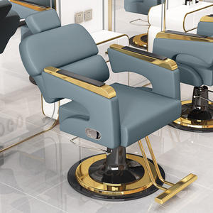 Poltrona da Barbiere Moderna in Pelle Sintetica di Alta Qualità, Bestseller per Uso in Saloni e Spa, Dedicata all'Uso Commerciale nel Settore della Parrucchistica - Product Image 4