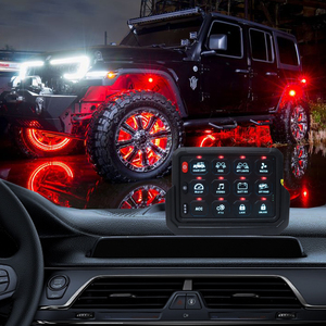 12-Gang LED chuyển đổi bảng điều chỉnh nhiều màu chuyển đổi tạm thời xung tiếp sức hệ thống không thấm nước IP68 cho du thuyền off-road ATV tấm - Product Image 3