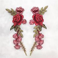 ERKOUMI Dentelle fine à double face symétrique motif mini-feuille et fleur, maille fine pour bordure de caraco, tissu décoratif pour vêtements féminins