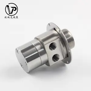 Stainless Steel Mini Magnetic Drive Gear High Pressure Pump dc pump head food grade with the input and output on the same side