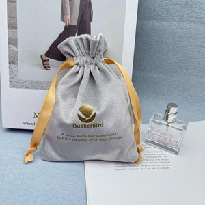 Jewelry Packaging Pouches Chic Wedding Favor Gift <b>Bag</b> Flannel Velvet <b>Drawstring</b> Pouch for Cosmetic <b>Makeup</b> Eyelashes - Product Image 2