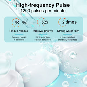 H2ofloss 2025 Irrigateur Buccal Portable le Plus Vendu Nettoyeur de Dents <span class=keywords><strong>Sans</strong></span> <span class=keywords><strong>Fil</strong></span> 300 ML 5 Modes Étanche <span class=keywords><strong>Hydropulseur</strong></span> <span class=keywords><strong>Dentaire</strong></span> - Product Image 6