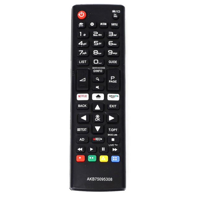 AKB75095308 Universal Television Remote Control Work for LG TV 32LJ610V 43UJ634V 49UJ634V 55UJ634V 65UJ634V 43UJ6309 49UJ6309