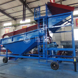 Crible rotatif mobile 80 TPH pour le tri des déchets de compost et de <span class=keywords><strong>terre</strong></span> de surface avec moteur diesel et convoyeur - Product Image 2