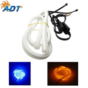 ไฟเลี้ยวแบบยืดหยุ่น ADT 30 ซม. 45 ซม. 60 ซม. สีขาวอำพัน ไฟวิ่งกลางวันแบบยืดหยุ่น DRL - Product Image 3