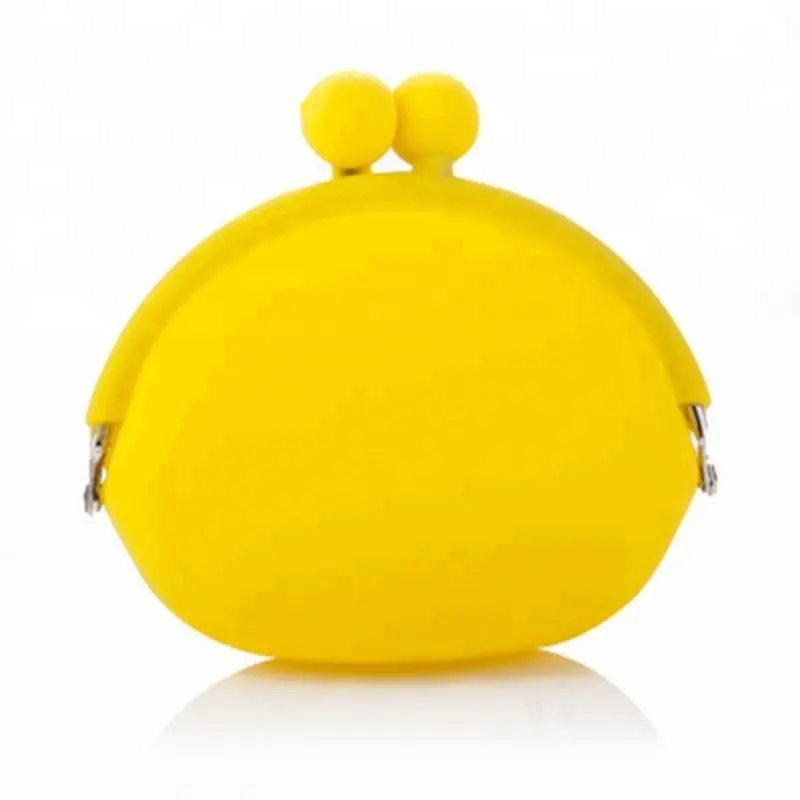 Custom Made Mini Waterproof Silicone Coin Bag Women Lovely Fruit Silicone Coin Pouch