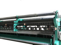 Machine à tricoter à double aiguille entièrement automatique RIMATA pour filet d'ombrage sans nœuds, contrôlée par PLC, taille de maille personnalisable, CE RT-288