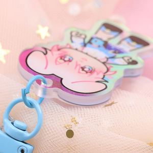 Custom Design Cute Shine Acrylic Key Chains with Logo Plastic Gift Keychain <b>Make</b> <b>Your</b> <b>Own</b> Unique Holographic Keychain - Product Image 5