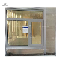 Fenêtre design moderne PVC verre trempé cadre en plastique pour chambre à coucher salon fenêtre Upvc fenêtre en verre fenêtre battante