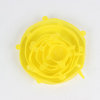 Couvre-plats en silicone hautement élastique et extensible pour ensembles de vaisselle et bols, couvercle de conservation alimentaire réutilisable pour le camping
