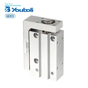 Ybl Aluminium Mxh Serie Cilinder Mxh6 Mxh10 Mxh16 Mxh20 Air Compacte Pneumatische Glijcilinder