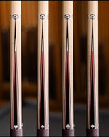 Queue de billard incrustée 1/2, queue de billard avec élément carte à jouer, pointe de 12,5 mm, joint métallique, logo personnalisé disponible, vente directe usine