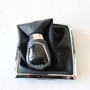 Car Styling <strong>Gear</strong> <strong>Stick</strong> Connect Accessoires 5 Speed Manual <strong>Gear</strong> Shifter Knob With Leather Boot for Ford Focus Mk2 2005-2011 C-max - Product Image 4
