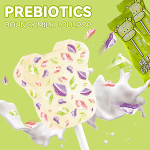 Bonbons en bâtonnets prébiotiques au lait Jumping Mike, directement de l'usine, bonbons en bâtonnets, bonbons, collations pour enfants, emballés individuellement - Product Image 2