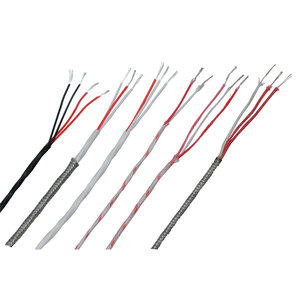Thermocouple de type K/J/T, solide, 2 conducteurs, gaine en PTFE, PVC, acier inoxydable, spécifications personnalisées, prix d'usine - Product Image 1