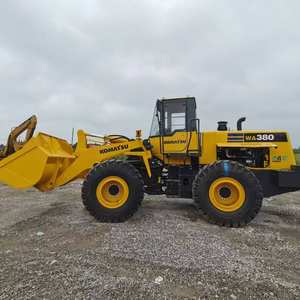 Chargeuse sur pneus Komatsu WA380 d'occasion Chargeur sur pneus original japonais haute performance et bien entretenu avec godet supporté par l'inspection - Product Image 4