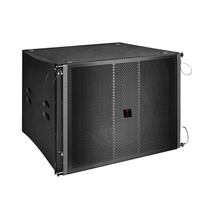 Altavoz Profesional de PA de Alta Potencia con Subwoofer de Doble Línea de 15 Pulgadas para Salones de Banquetes, Auditorios, Escenarios, Eventos Interiores y Exteriores