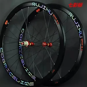 700C siêu nhẹ đường xe đạp phản quang đánh dấu bánh xe V phanh móc sắt hợp kim nhôm đi xe đạp wheelset