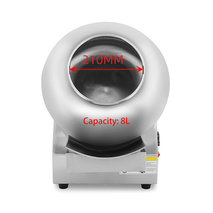 Machine industrielle de glaçage au chocolat de type <span class=keywords><strong>Selmi</strong></span> pour la production de chocolat sur noix, cacahuètes et amandes, machine de polissage et de glaçage - Product Image 2