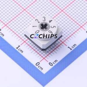 MDR-08 Rotary Encoder Switch Through hole Component (THT) Switch 8 True Code - Product Image 1