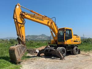 Excavatrice à roues d'occasion Hyundai 210w-7 en bon état Excavatrice à roues 210w-7 Excavatrice à roues Hyundai - Product Image 3
