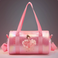 Sac de sport de gymnastique 2025 en gros, sac de voyage licorne avec compartiments pour filles, idéal pour la danse et le ballet