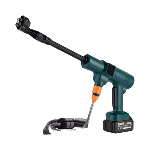Cordless <b>Battery</b>-Powered 6-in-1 Nozzle Brushless DIY Airless Spray <b>Gun</b> with 200 BAR & 6 L/min for Car Cleaning - Product Image 1