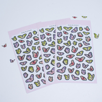 Fabricant de feuilles d'autocollants pour planificateur mignon personnalisé, feuilles d'autocollants kawaii découpées à la forme, feuilles d'autocollants en feuille d'or pour journaux et planificateurs