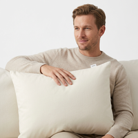 Taie d'oreiller d'hôtel 100 % coton blanc, douce, style enveloppe, durable, linge de lit d'hôtel, vente en gros, logo personnalisé