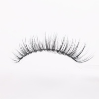 Faux cils en bande 3D en vison synthétique, doux, volumineux et réutilisables, à bande transparente, pour vente en gros, marque privée, salons de beauté et détaillants