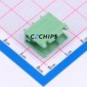DB2EV-5.0-3P-GN Plug-in Terminal Block Through hole Component THT,P=5mm Connector Board-to-Board / Socket - Open 1x3P 5mm Green - Product Image 1