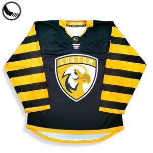Maillots de hockey sur glace miniatures personnalisés et bon marché pour équipe BETHERIVAL - Product Image 3