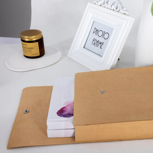 Factory Wholesale Customized Printed Thick Big Size <b>Gift</b> Packaging Book Bag Note Book Packaging Bag With Button - Product Image 6
